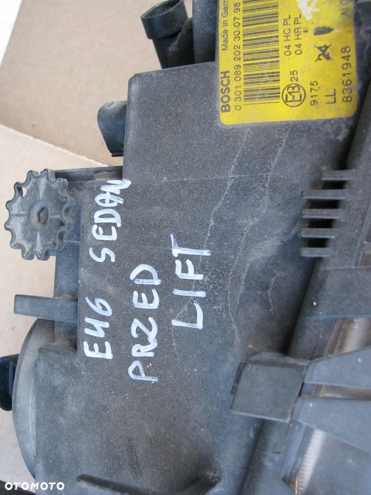 LAMPA PRAWY PRZÓD BMW E46 EUROPA BOSCH 0301089205 8361948 - 3