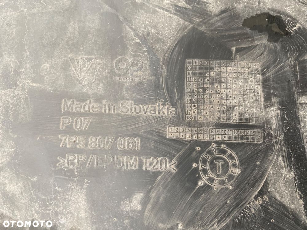 DOKŁADKA ZDERZAKA PRZÓD PORSCHE CAYENNE 7P5 7P5807061 ORG - 3