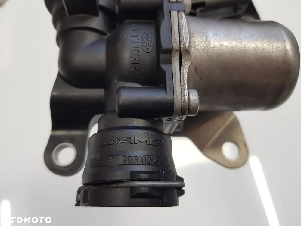 Zawór pompa wody obudowa termostatu Mercedes 4.0 V8 C63 AMG M177980 W205 S205 X290 W190 W222 W213 X253 C253 GLC GTR GT A - 6