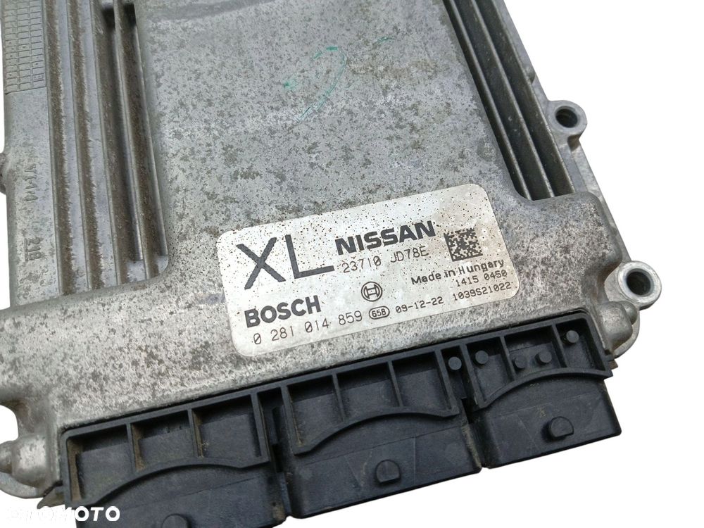 KOMPUTER STEROWNIK SILNIKA NISSAN QASHQAI J10 (2007-2009) 2.0 DCI 150KM 23710 JD78B, 0281014859 - 5