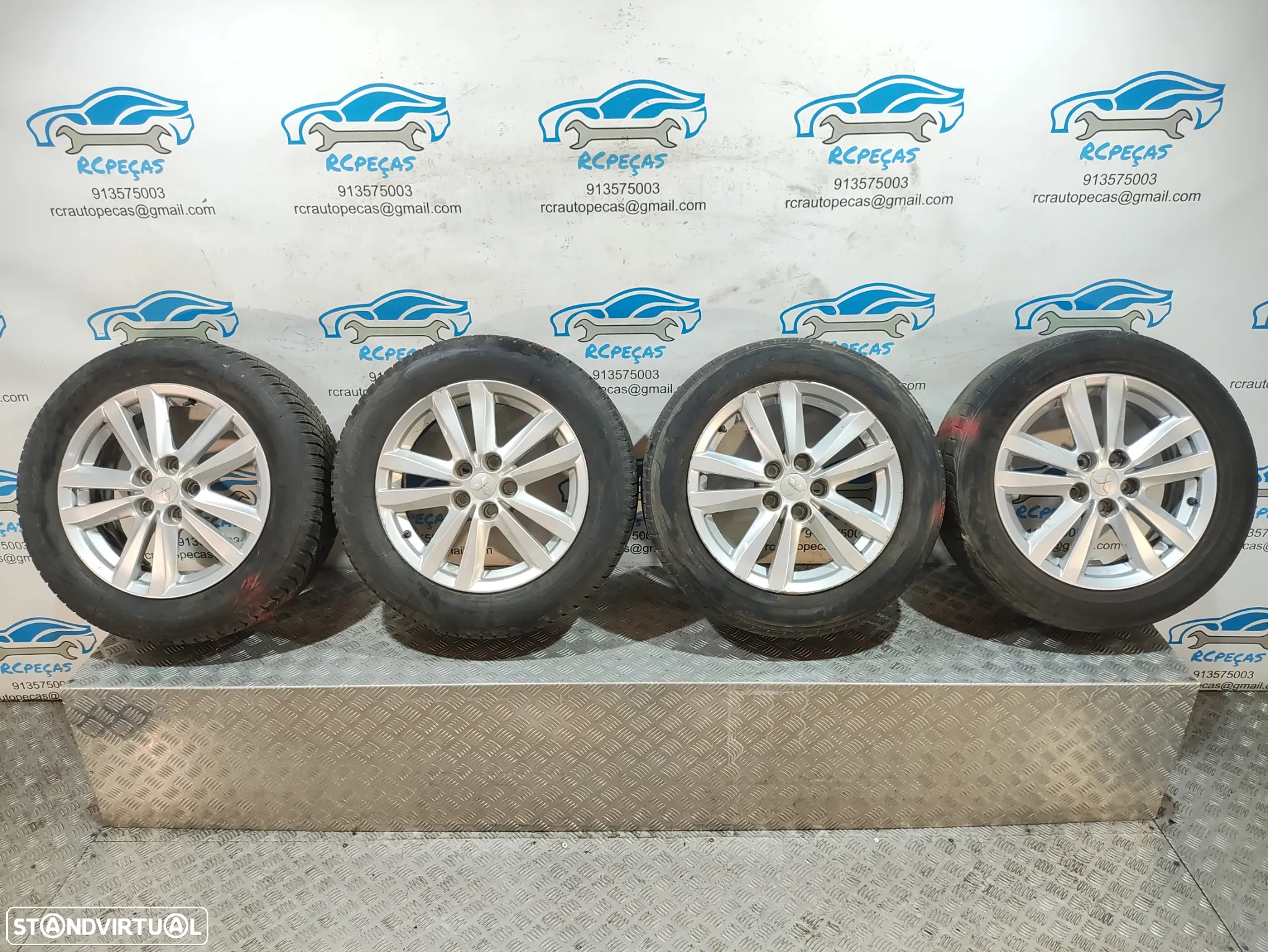 Conjunto Jantes 17 Originais Mitsubishi ASX 6,5J ET46 5x114,3 - 11