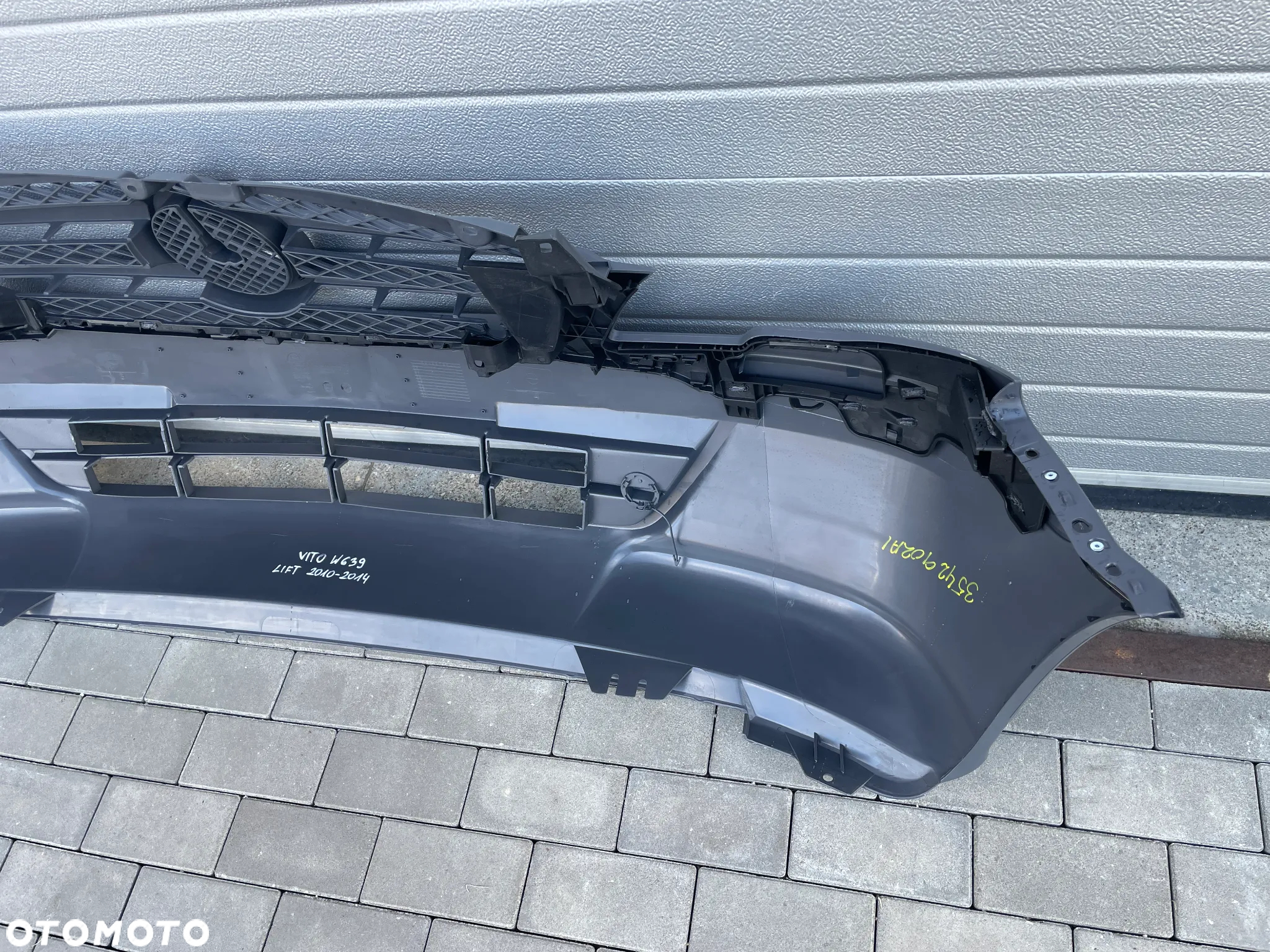 ZDERZAK PRZEDNI MERCEDES VITO W639 LIFT  2010-2013 - NOWY SZARY - 5