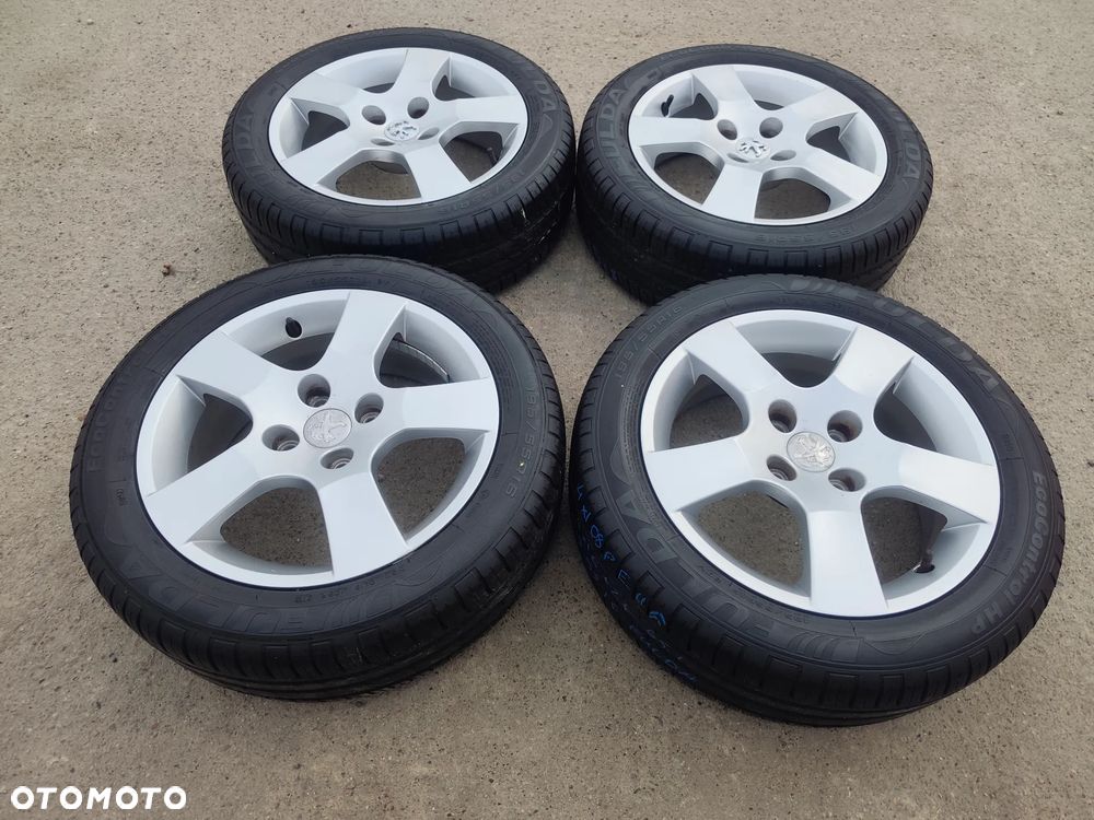 4x108 Felgi Aluminiowe Alufelgi Oryginalne 16 Koła Letnie Lato CITROEN BERLINGO C2 C3 C4 PEUGEOT PARTNER 1007 207 307 SW 208 6,5mm Legnica ALU-RAD 195/55 - 23