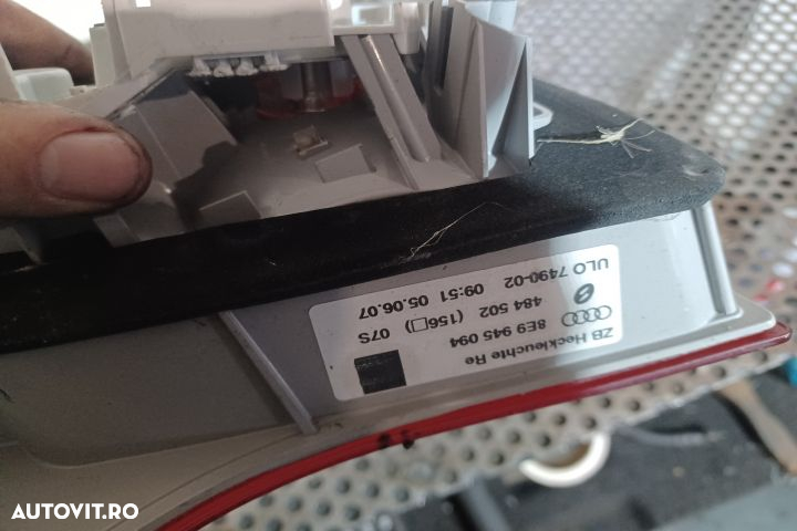 Lampa / Tripla stop dreapta pe hayon 8E9945094 Audi A4 B7 [2004 - 200 - 4