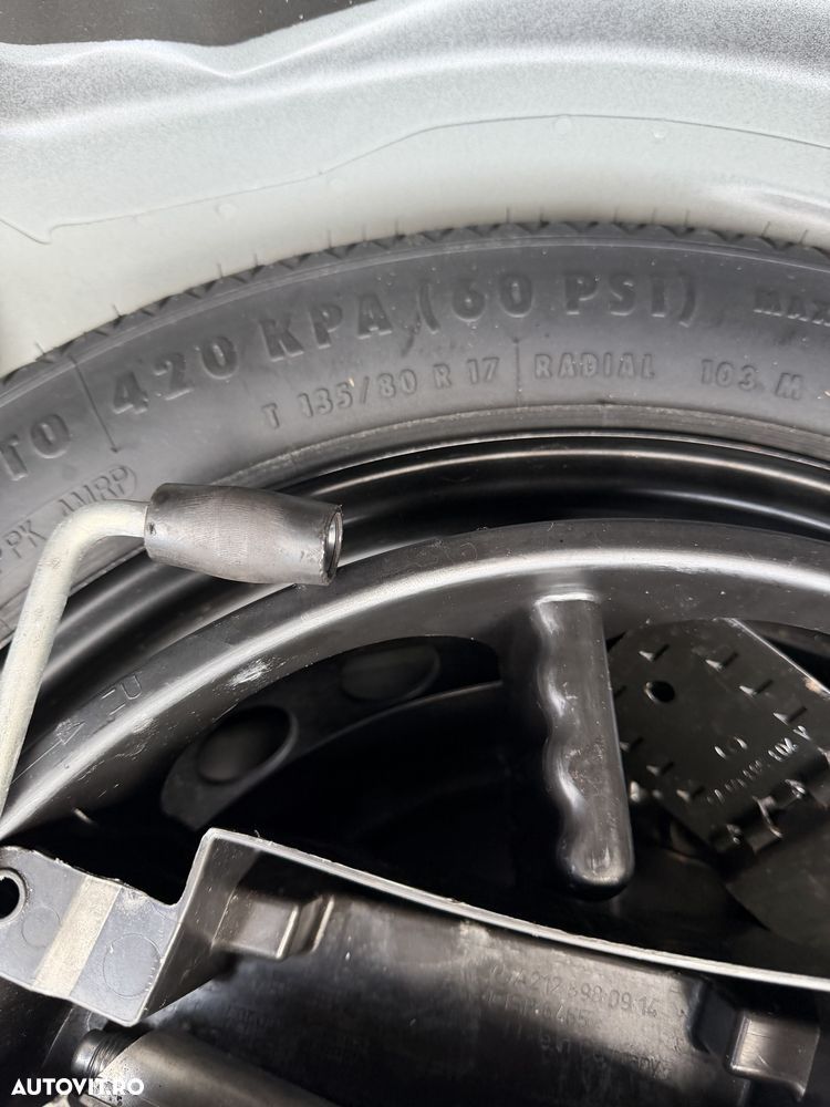 Roata Rezerva Slim Ingusta Mercedes  A E C Class /Audi R17 5x112 - 2