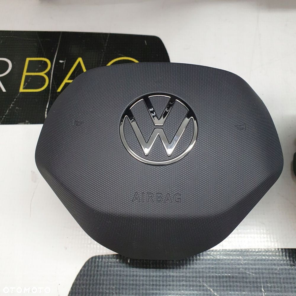 VW CADDY 2K7 DESKA ROZDZIELCZA KONSOLA KOKPIT PULPIT PODUSZKI AIRBAG AIR BAG PASY KIT SET - 9