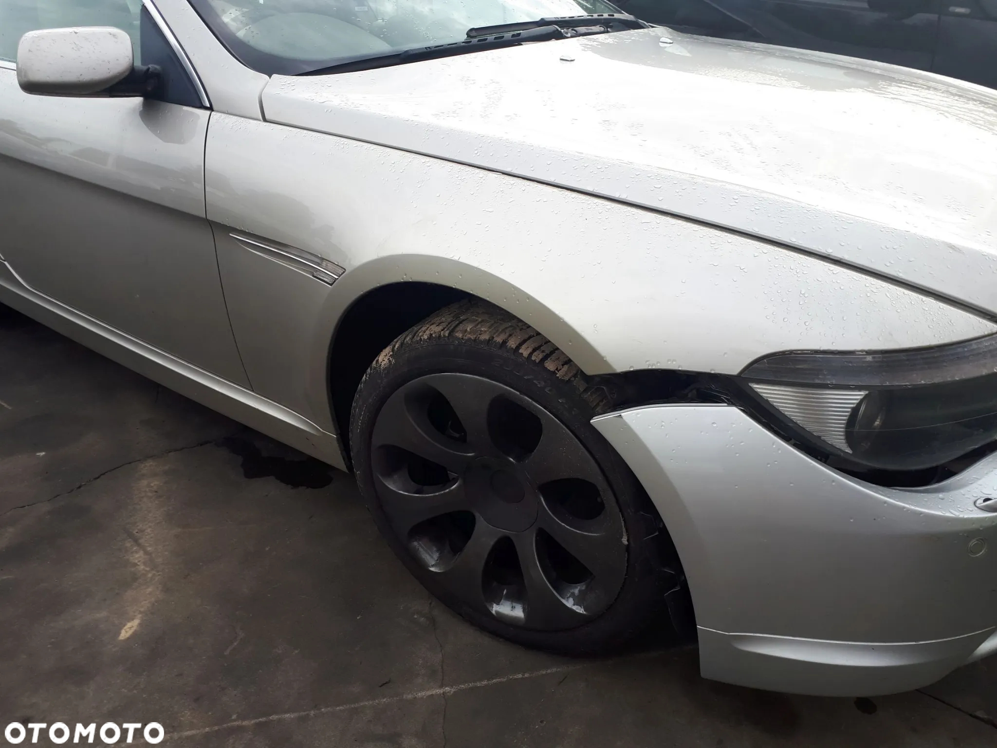 BMW E63 6 630i 03-06 ZDERZAK PRZÓD PRZEDNI PDC SPRYSKI A14/7 MINERALSILBER - 3