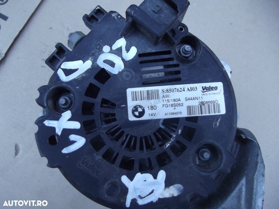 Alternator BMW X3 2.0 N47 F25 F10 E90 E92 F11 F07 E61 NOU BMW Seria 5 - 2