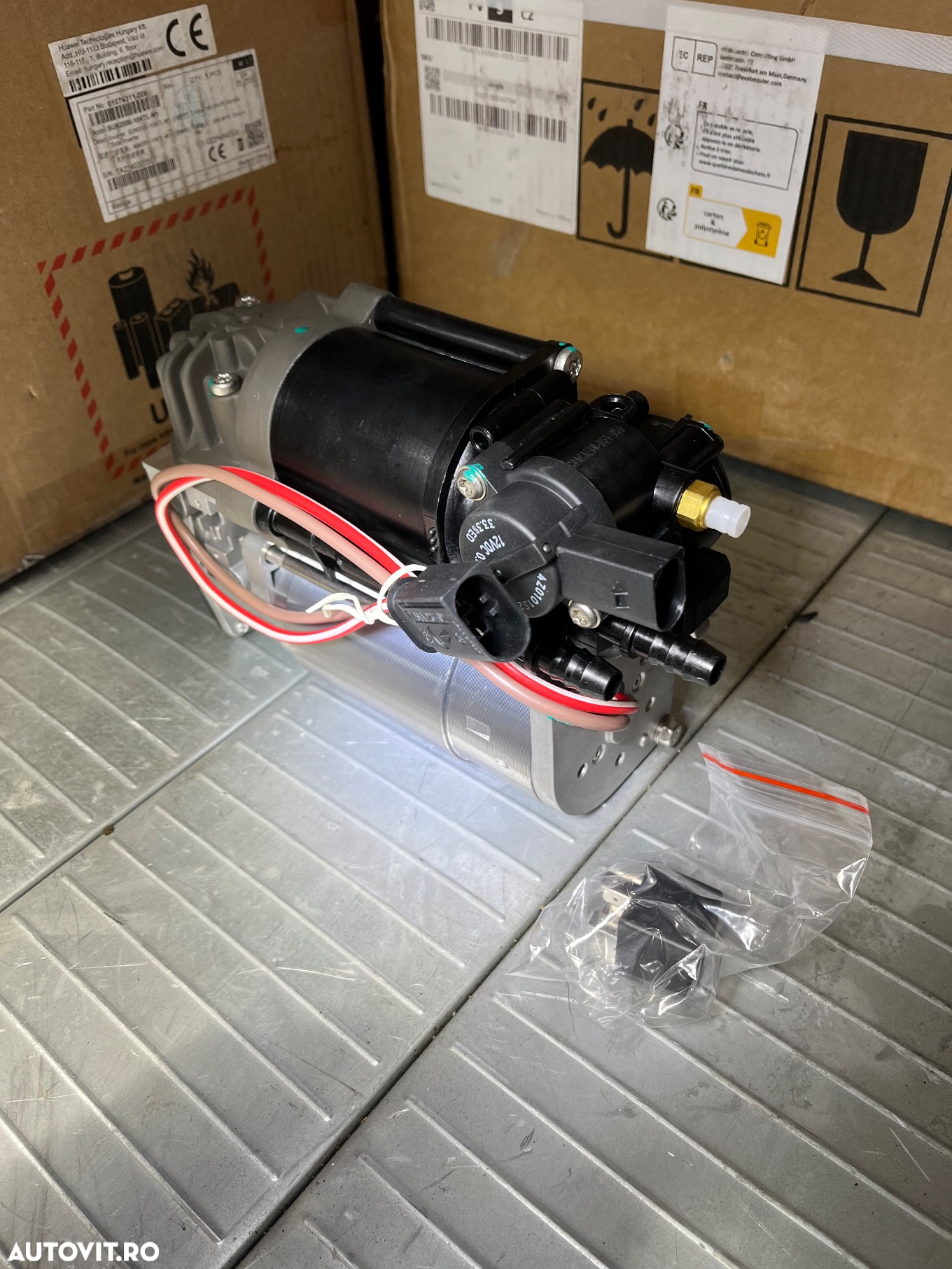 Bloc de valve compresor Perna aer Mercedes bmw audi Porsche vw e class s class cls gle a6 a7 a8 q7 touareg phaeton cayenne panamera mancan - 16