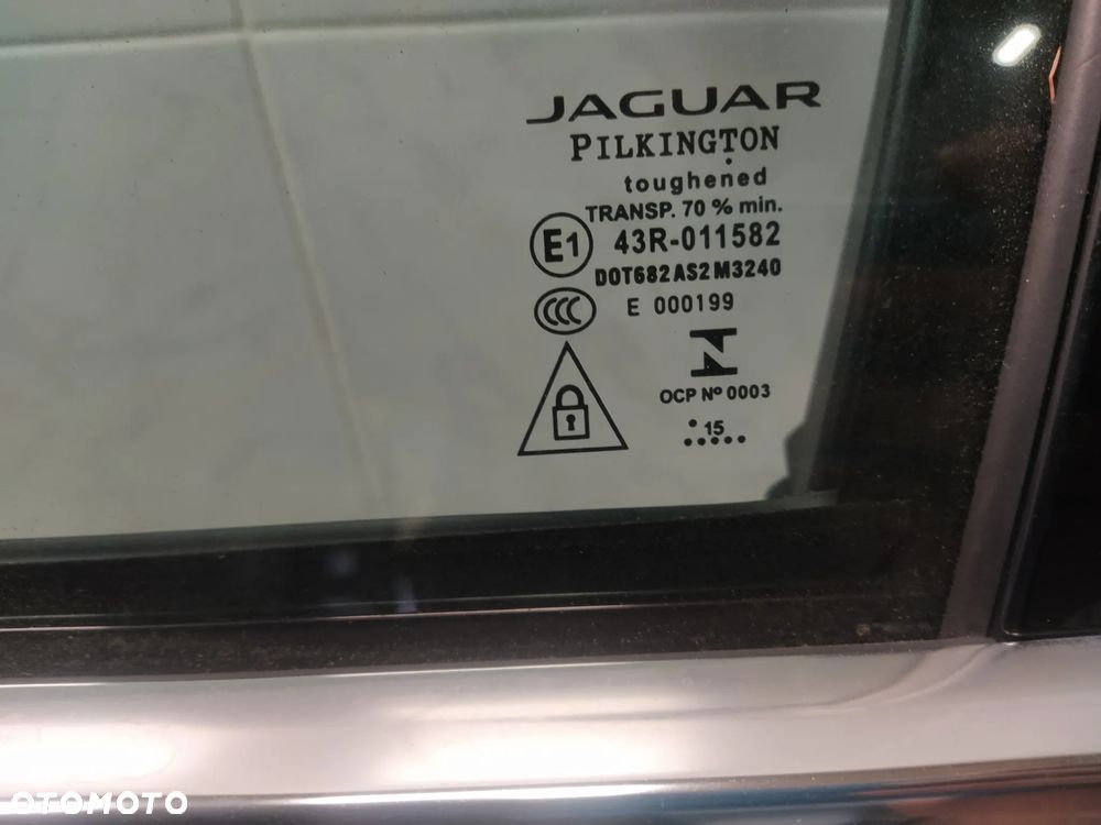 JAGUAR XF X260 DRZWI LEWY PRAWY TYŁ TYLNE PRZÓD PRZEDNIE SZYBY LOGOWANE RAMKA CHROM KLAMKI KOMPLETNE + ZAWIASY ORYGINAŁ - 23