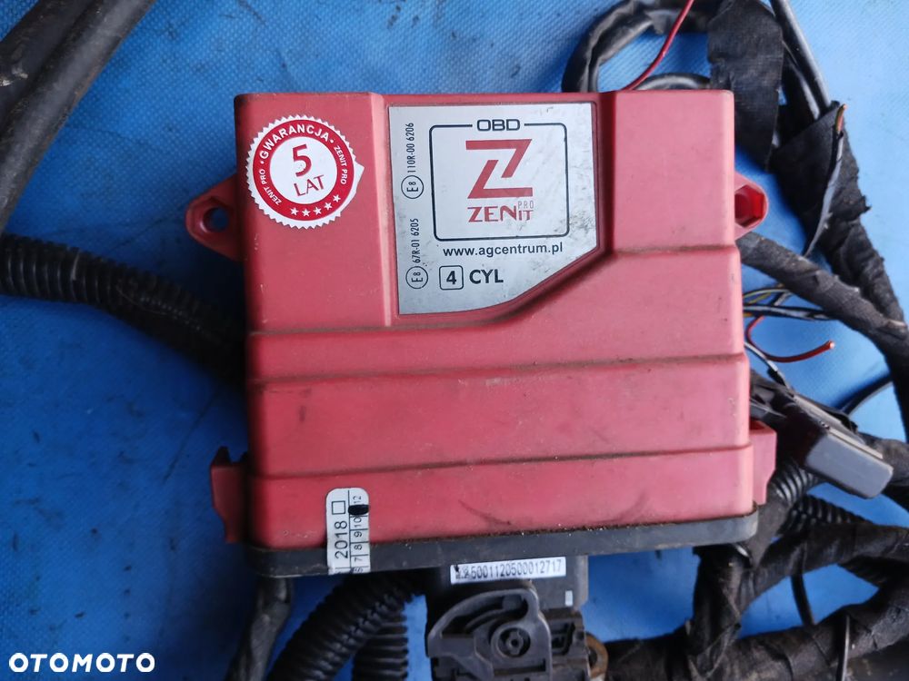 Instalacja LPG sterownik ZENIT PRO OBD 4cyl. wtryski parownik wiązka KOMPLET instalacja gazowa - 2
