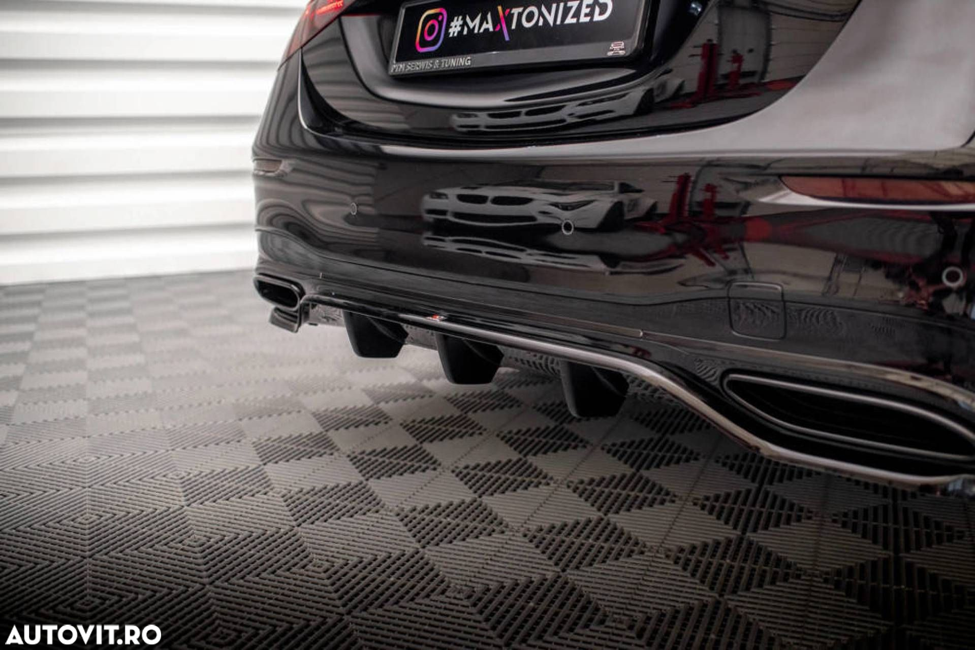Prelungire Bara Spate compatibila cu Mercedes S Class W223 AMG Line Maxton Design - 4