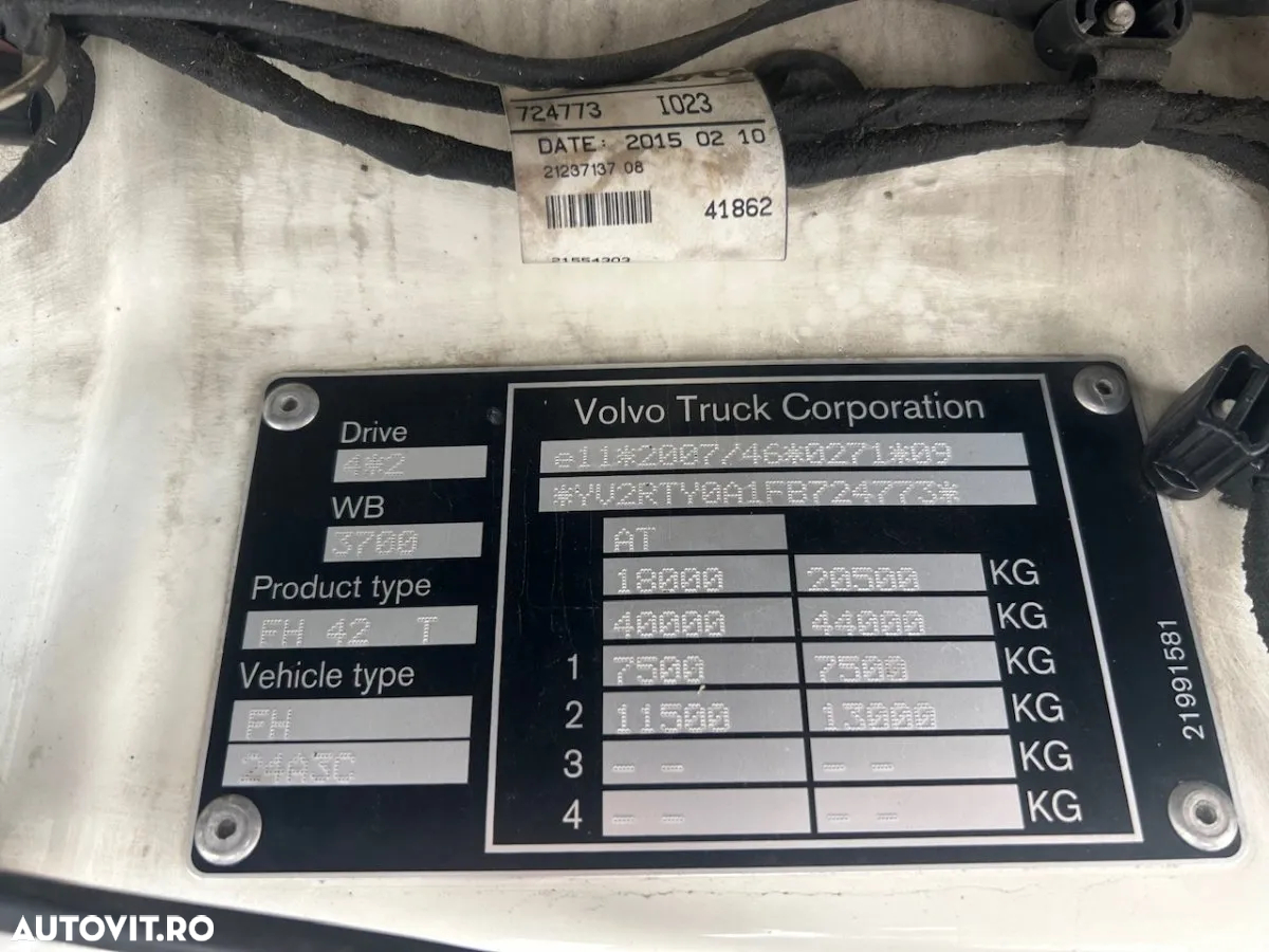 Volvo FH460, Veb+, Clima stationare,Factura externa - 25