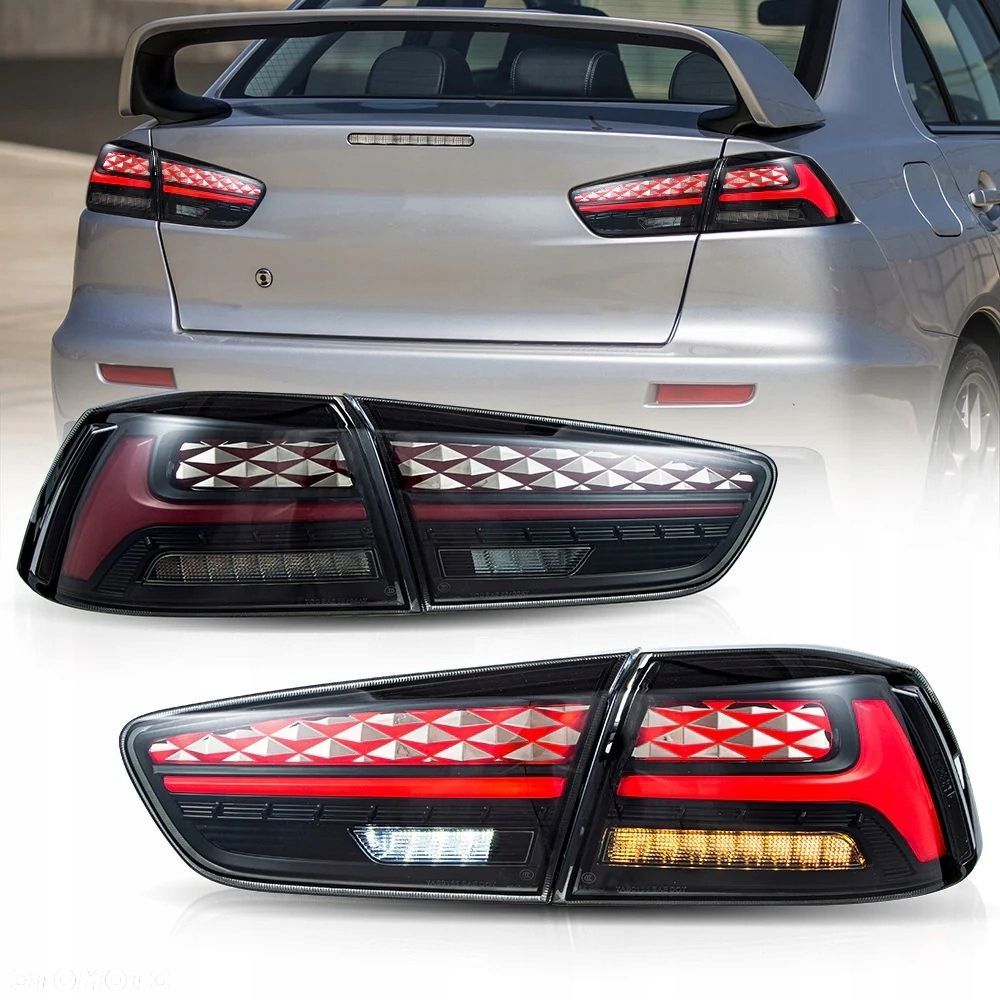 Lampy tylne kpl Vland Led Tuning Mitsubishi Lancer VIII 8 sedan 07-18 EVO X - 4