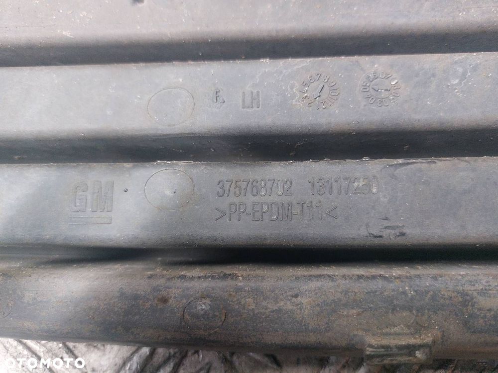 KRATKA ZDERZAKA PRZÓD KOMPLET + ZAŚLEPKA XENONU OPEL ASTRA H Z163 - 11