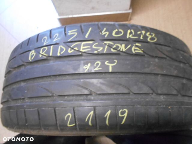 Opona pojedyńcza 225/40r18 bridgestone potenza s001 6,7mm lato - 1