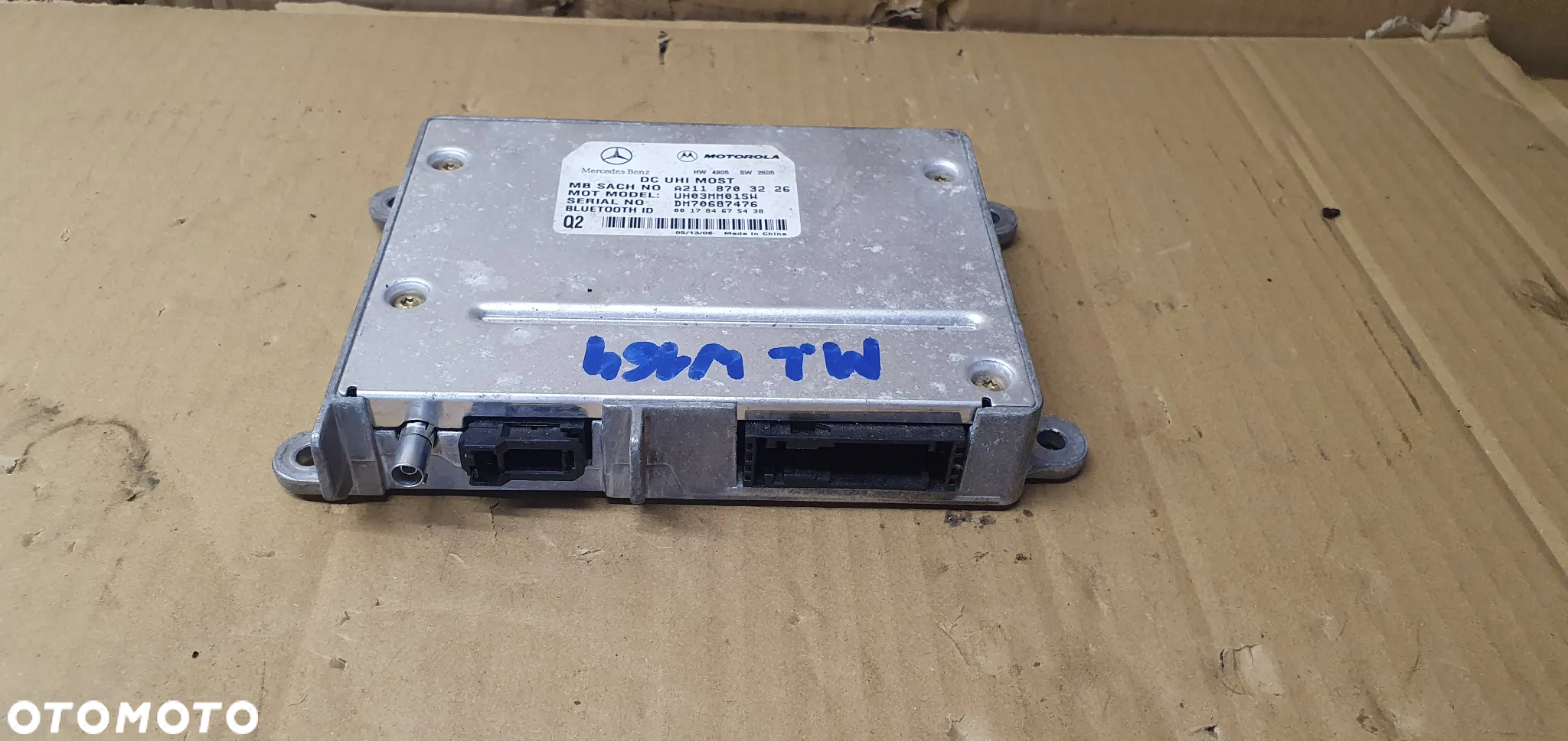 Moduł sterownik bluetooth Mercedes ML W164 A2118703226 - 3