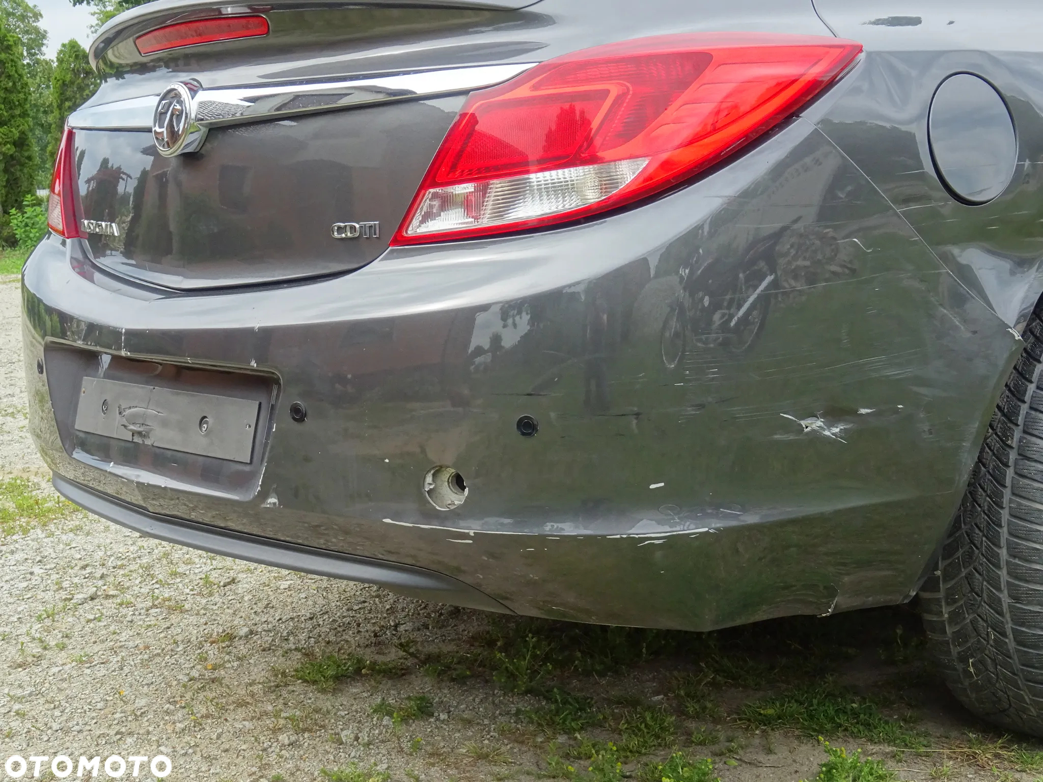OPEL INSIGNIA A ZDERZAK TYŁ TYLNY SEDAN HB Z177 - 2