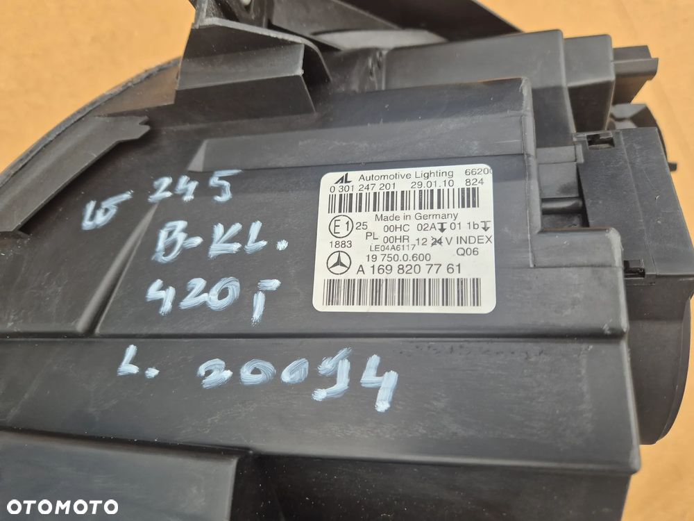 Mercedes B-Klasa W245 lampa lewa.2005-2011.100% - 10