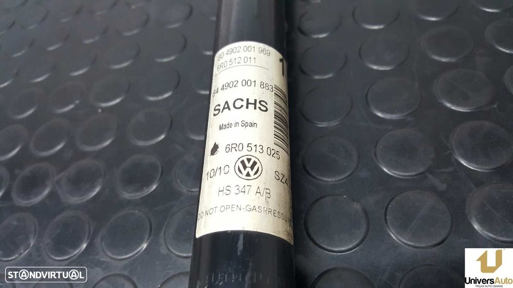 AMORTECEDOR TRASEIRO ESQUERDO VOLKSWAGEN POLO (6R1) 1.6 TDI - 2