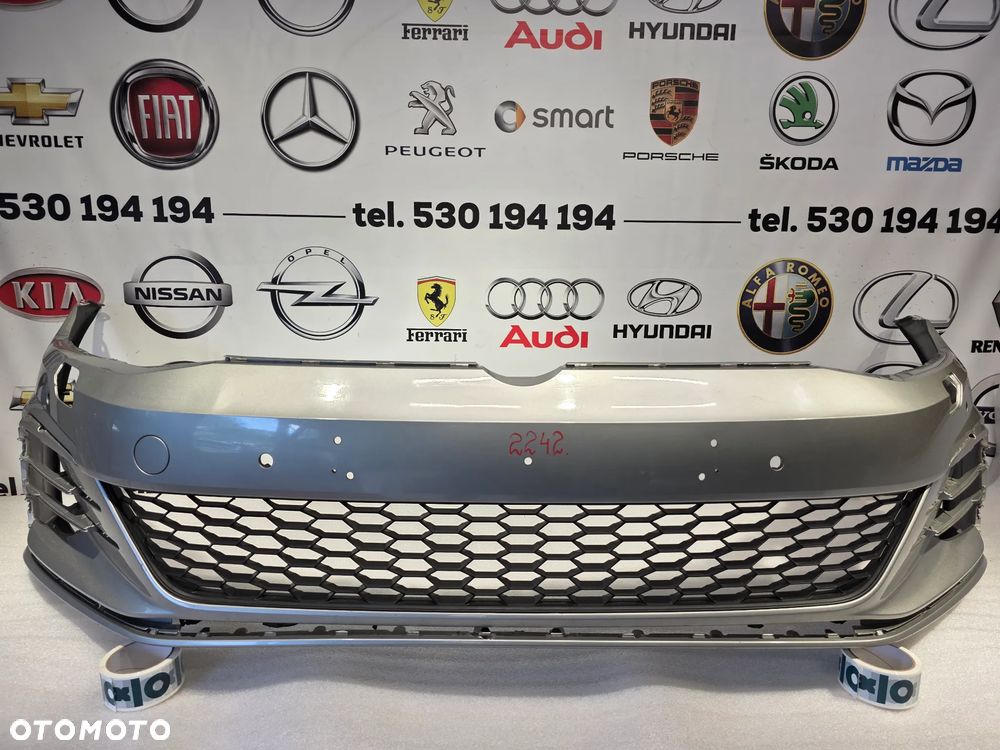 VW GOLF VII 7 5G0 LIFT GTI / GTD ŁADNY ZDERZAK PRZEDNI PRZÓD NA SPRYSKI + 4xPDC NR 5G0807221LS NR AUKCJI NZ2242 - 1