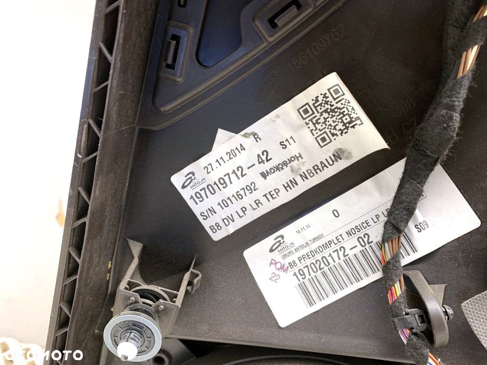FOTELE KANAPA BOCZKI TUNEL KOMPLET  VW PASSAT B8 Variant (3G5, CB5) 2014 - 2022 2.0 TDI 110 kW [150 - 25