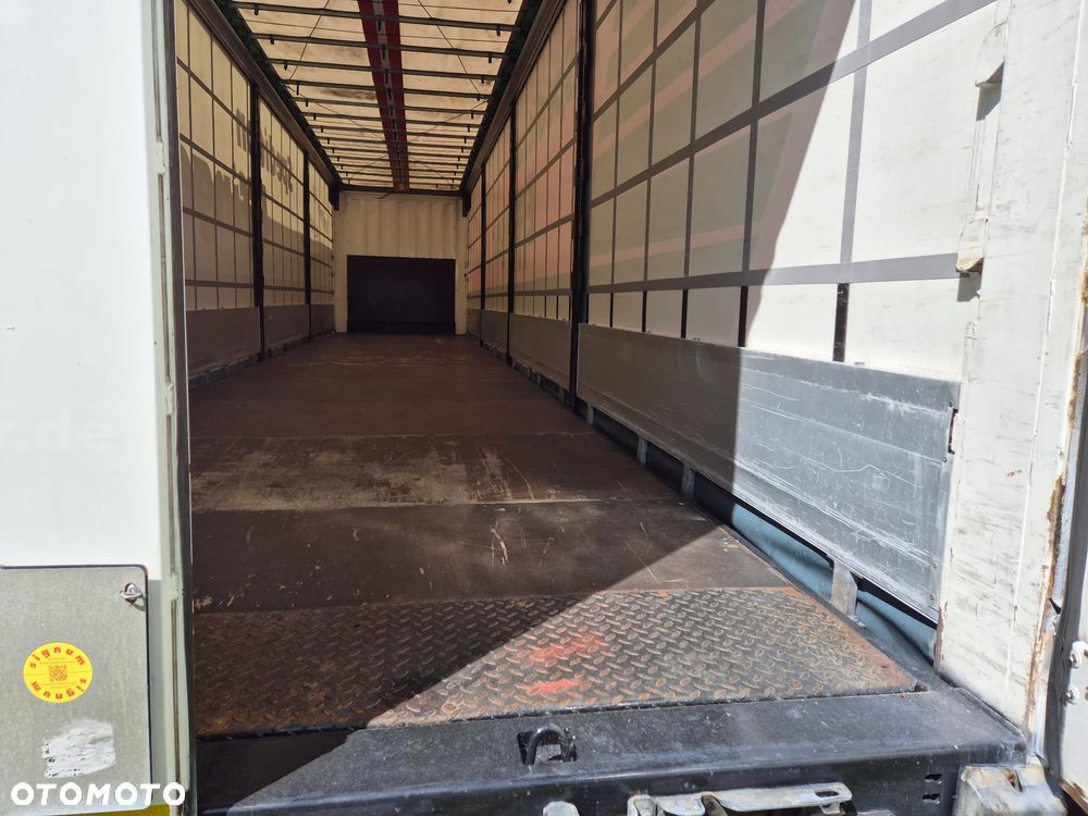 Krone BURTOWA BUDOWLANA VARIOS PÓŁMEGA 385/55 z Niemiec / ALUFELGI / stan bardzo dobry / PODNOSZONA OŚ I DACH / BPW firanka burto-firanka firana burtówka burto firanka - 7