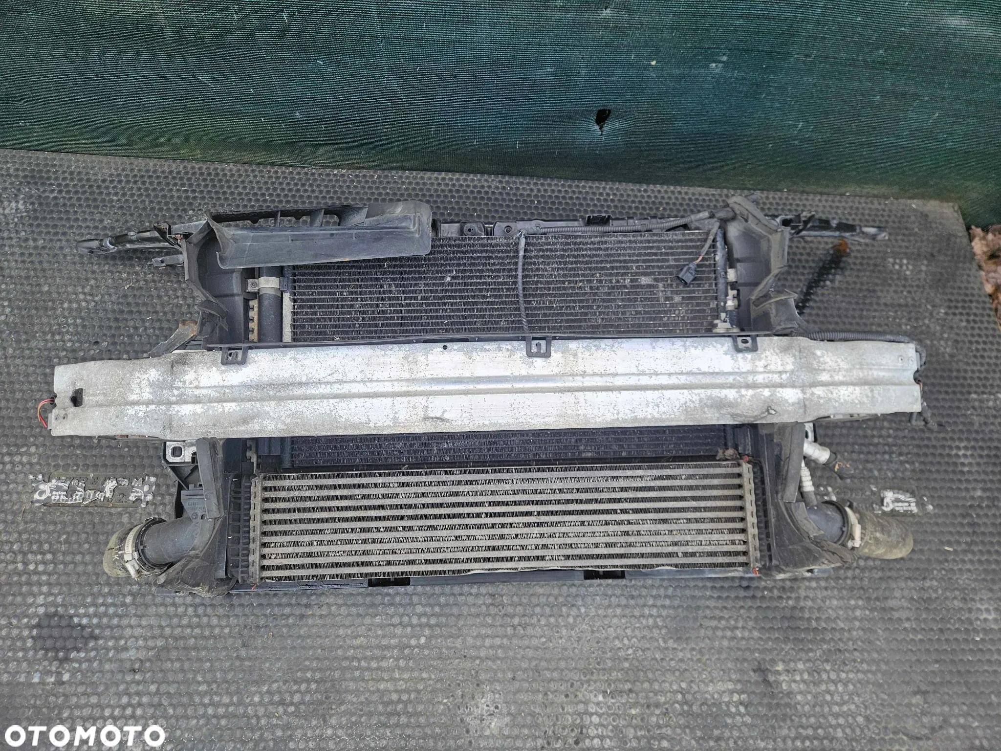Pas Przedni Wzmocnienie Czołowe Belka Zderzaka Chłodnice Intercooler Wentylator 1.8 2.0 TFSI 2.0 TDI AUDI A4 B8 - 12