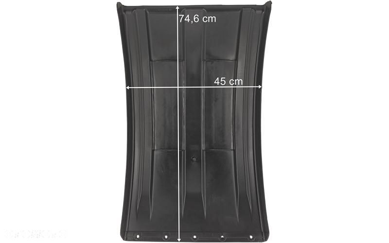 błotnik plastikowy tylny 730x450mm naczepy krone schmitz - 3