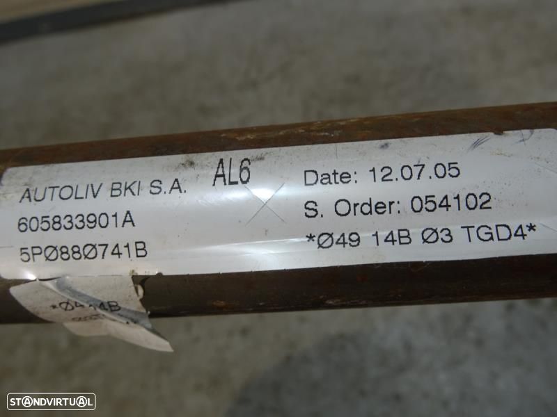 Airbags De Cortina Seat Altea (5P1)  5P0880741b / 5P0 880 741 B / 5P08 - 7