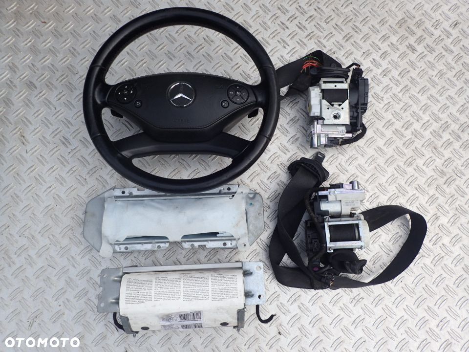 PODUSZKI ZESTAW KOMPLET PASY PRZÓD AIRBAG MERCEDES W221 RADOM