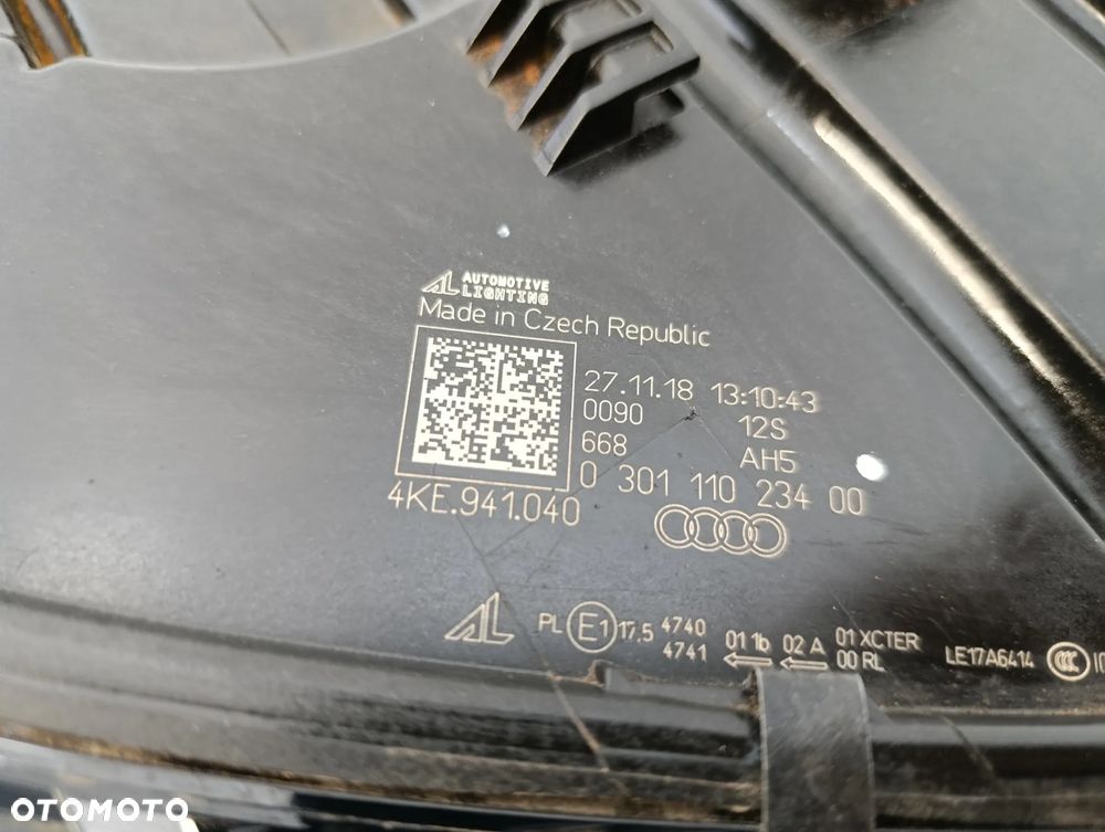 Lampa reflektor full led prawy przód eu Audi Q8 e-tron etron - 8