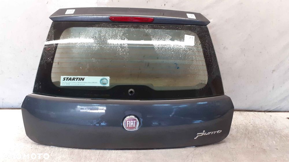 ) KLAPA TYŁ TYLNA BAGAŻNIKA DO FIAT GRANDE PUNTO EVO SZARA GRAFITOWA - 1