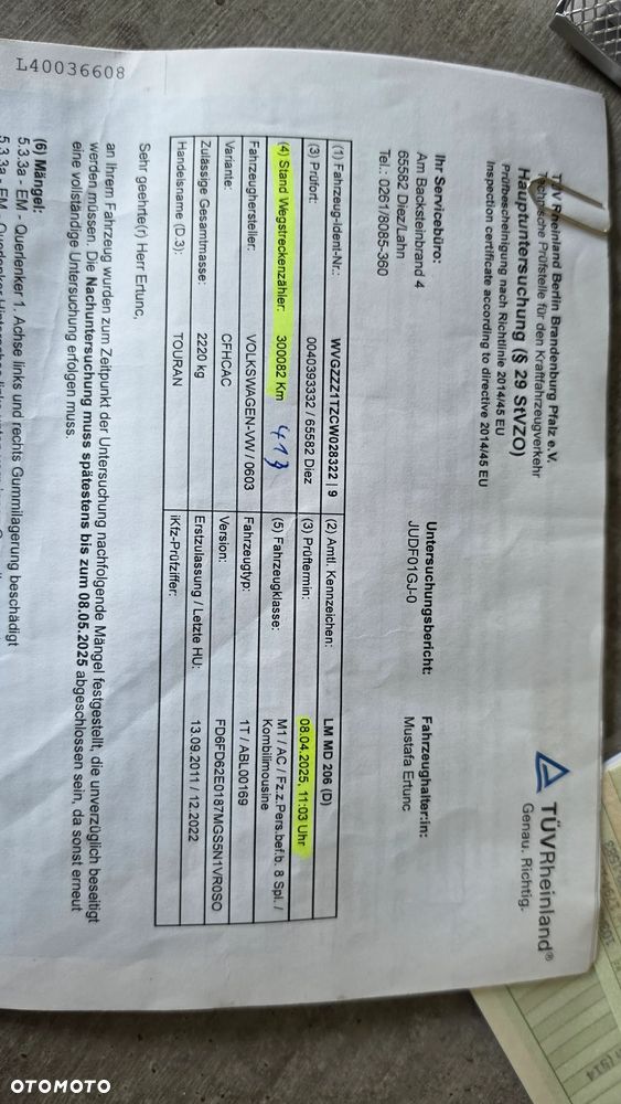 Volkswagen Touran 2.0 TDI DPF DSG Comfortline - 26