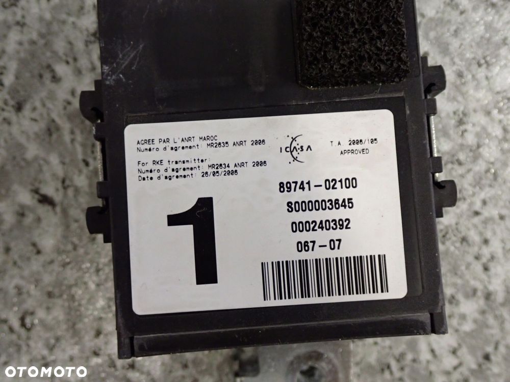 TOYOTA AURIS I 07- 1.4 D4D ZESTAW STARTOWY KOMPUTER STACYJKA - 4