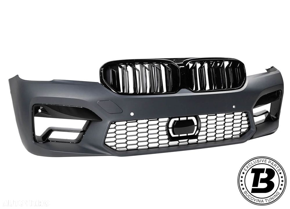 Pachet Exterior compatibil cu BMW Seria 5 G30 conversie la G30 LCI M5 Design - 3