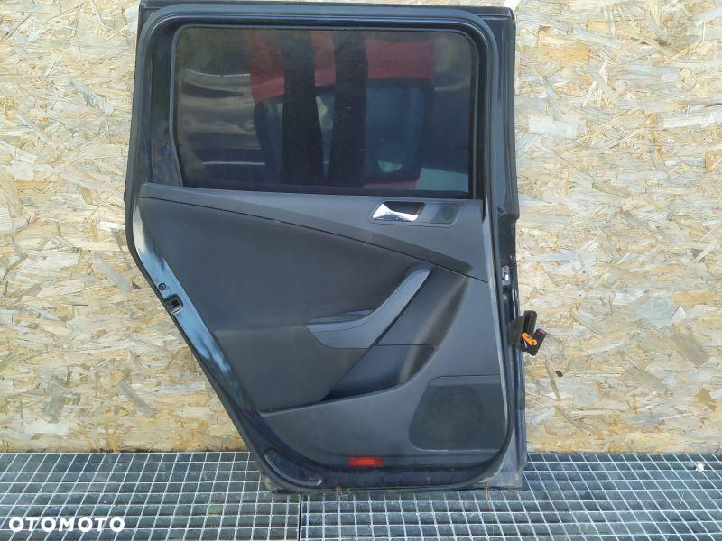 DRZWI TYLNE TYŁ LEWE CZARNA PERŁA ŁADNE VW PASSAT B6 KOMBI 2008 3C0OE - 6