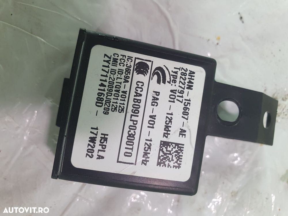 Modul keyless Ah4n-15607-ae Land Rover Range Rover Evoque L538 [2011 - 2