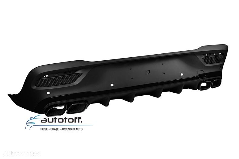 Difuzor bara spate 63 AMG GLE Coupe C167 compatibil cu Mercedes (2020+) Black Design - 4