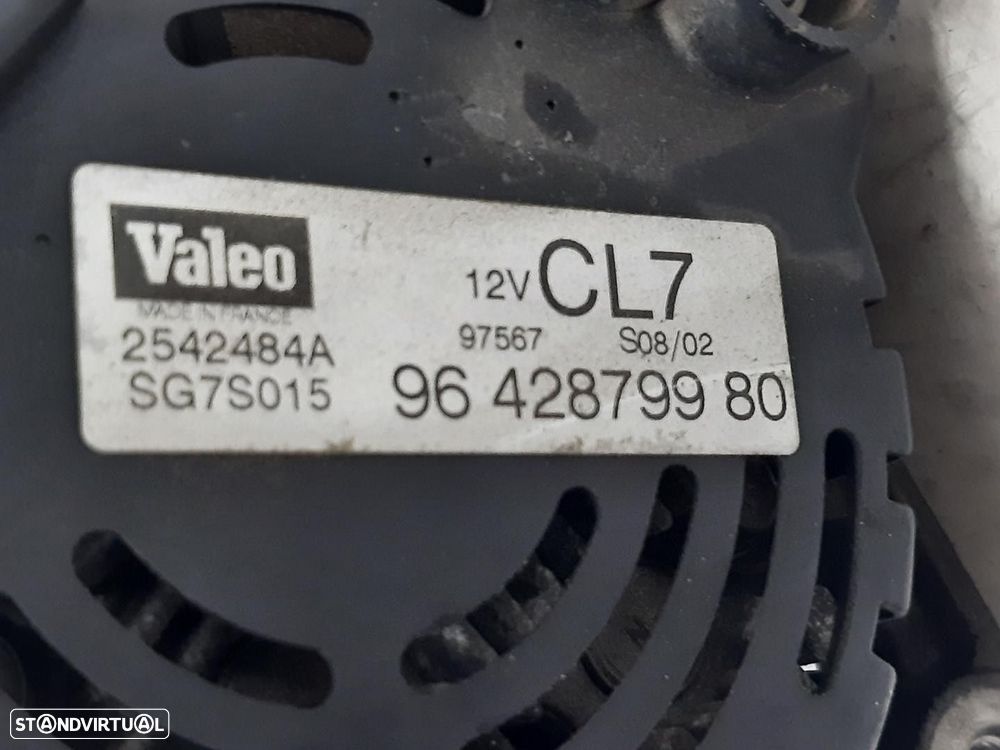 ALTERNADOR PEUGEOT 206 FASTBACK 2002 - 3