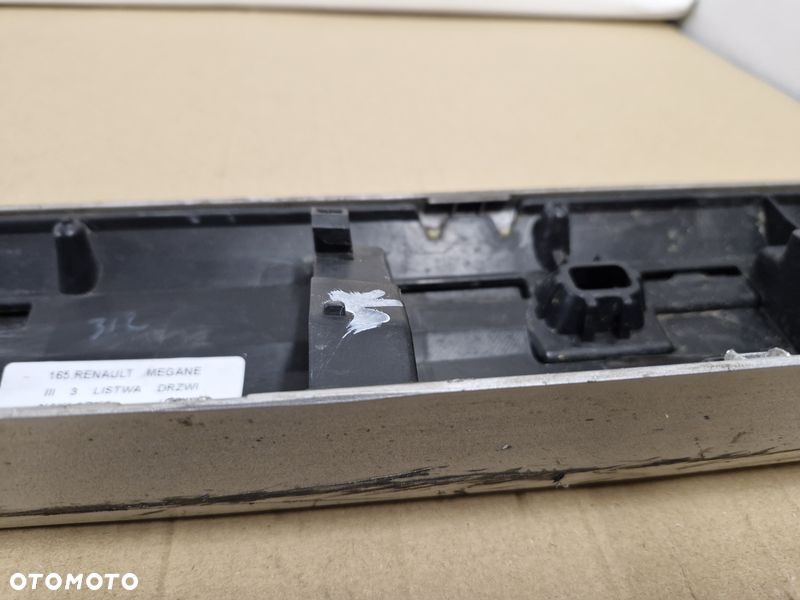 RENAULT MEGANE 3 III LISTWA NAKŁADKA DRZWI LEWY PRZÓD LEWA PRZEDNIA 808770009R - 7