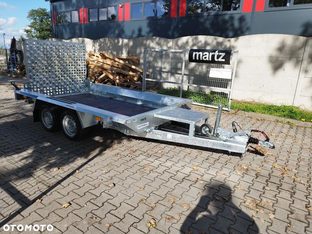 Martz Przyczepa Martz Bau 300x150 2700kg 2 osie pod sprzęt budowlany minikoparka walec dostawa - 4