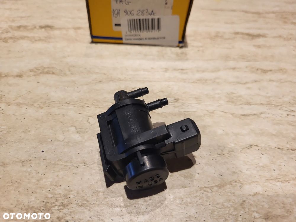 Zawór sterujący do instalacji EGR ELEKTROZAWÓR PODCIŚNIENIA VAG AUDI 80 B4, A3; SEAT ALHAMBRA, AROSA, CORDOBA, IBIZA II, INCA, TOLEDO I; SKODA FELICIA I, FELICIA II; VW BORA, BORA I, CADDY II 1.3-2.8 03.91-12.13 - 1