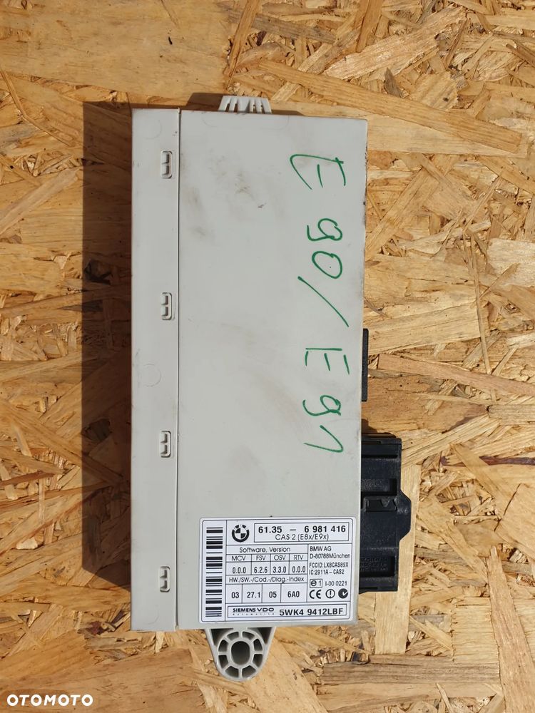 BMW E90 E91 Moduł Sterownik CAS 6981416