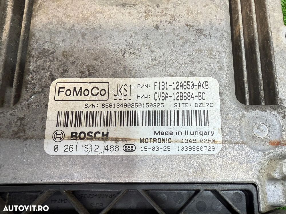 CALCULATOR MOTOR ECU FORD FIESTA 1.0 BENZINA 2015 COD OEM F1B1-12A650-AKB CV6A-12B684-BC 2012-2019 - 7