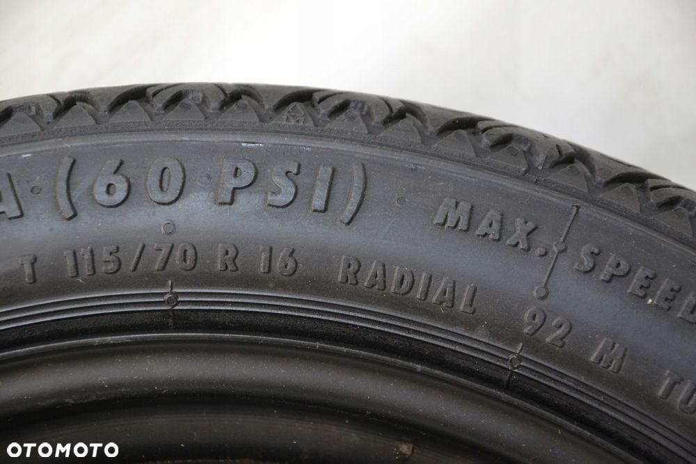 KOŁO DOJAZDOWE R16 OPEL ASTRA IV JSPORTS TOURER ZESTAW -30 - 4