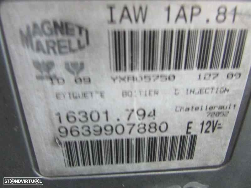 CENTRALINA MOTOR UCE PEUGEOT 206 FASTBACK 2000 -9639907880 - 1