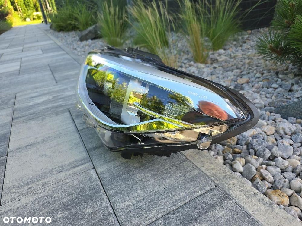 BMW 1 F20 F21 LIFT LCI Lampa lewa przód Full Led 7414141-05 Chrom - 4