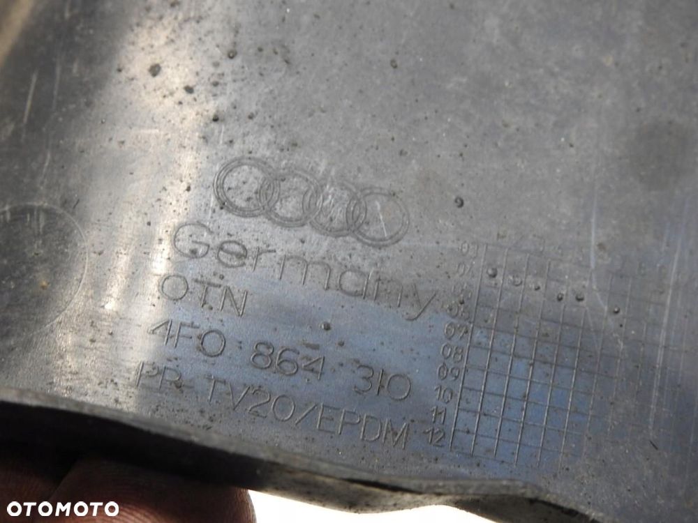 OSŁONA MAGLOWNICY PRAWA AUDI A6 C6 3.2 FSI 4F0864310 - 5