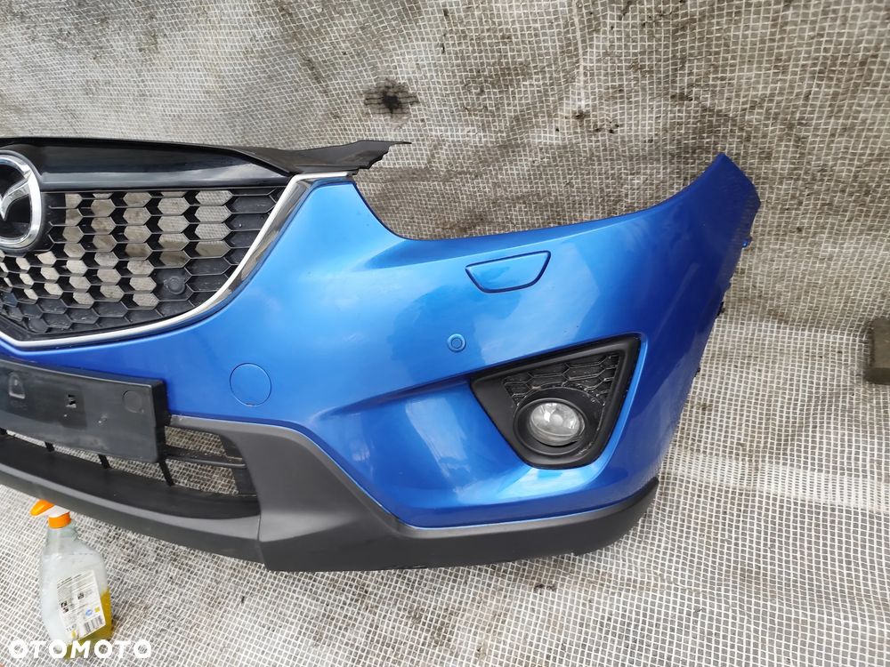 Mazda CX-5 CX5 I 12-15 Zderzak Przedni Przód Kompletny 4xPDC Niebieski 41B - 8